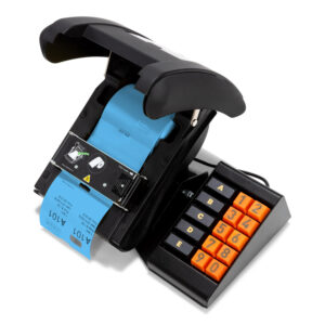 Coatcheck wardrobe tickets, 14 rolls x 325 tickets, Blue - Image 4